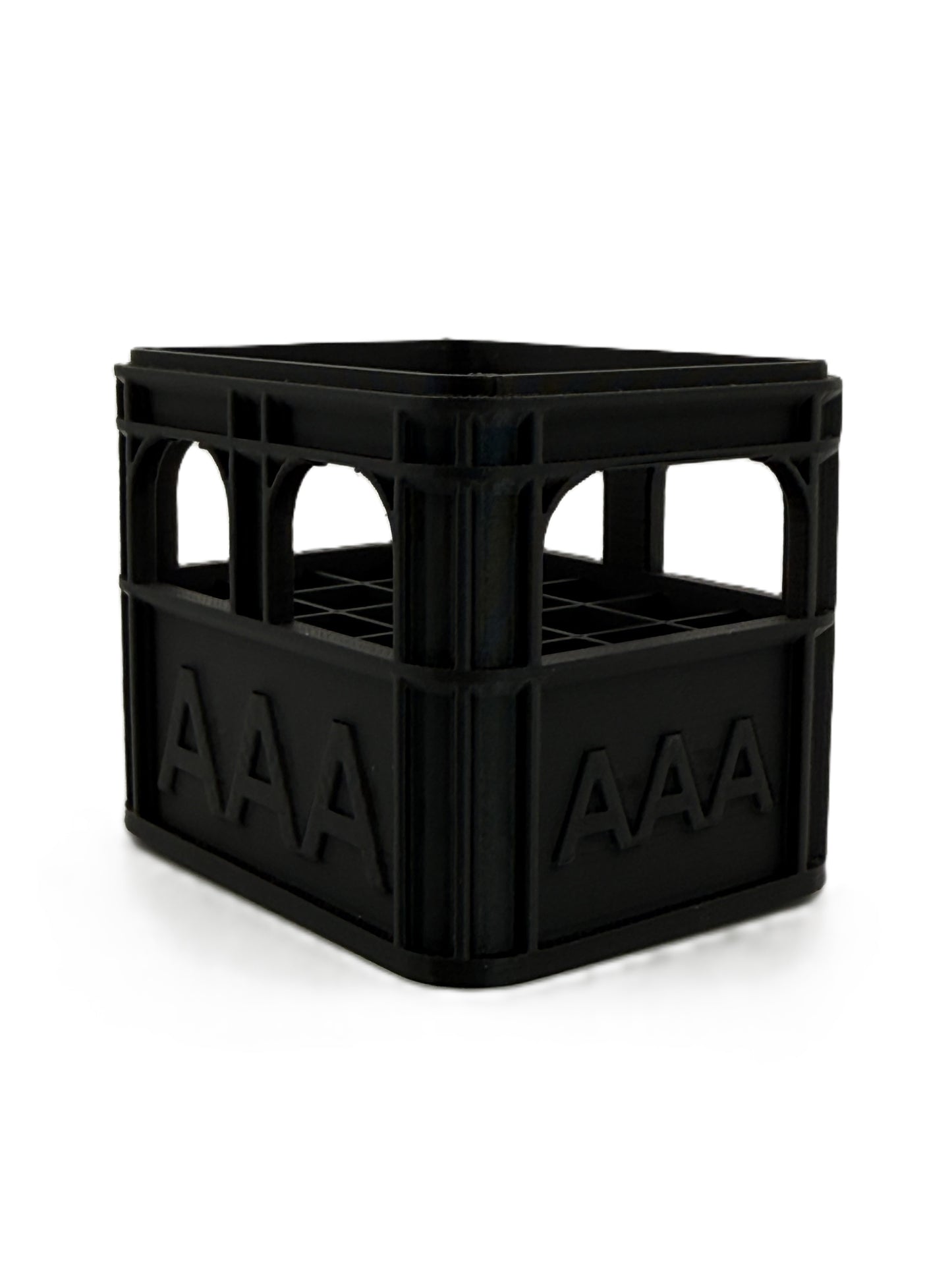 Batteriholder – Ølkasse Design (Stabelbar)