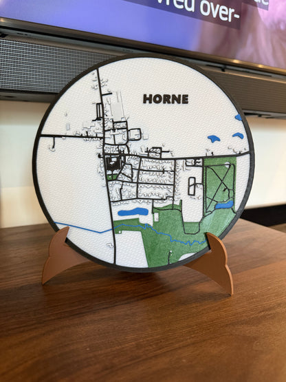 Map of Horne