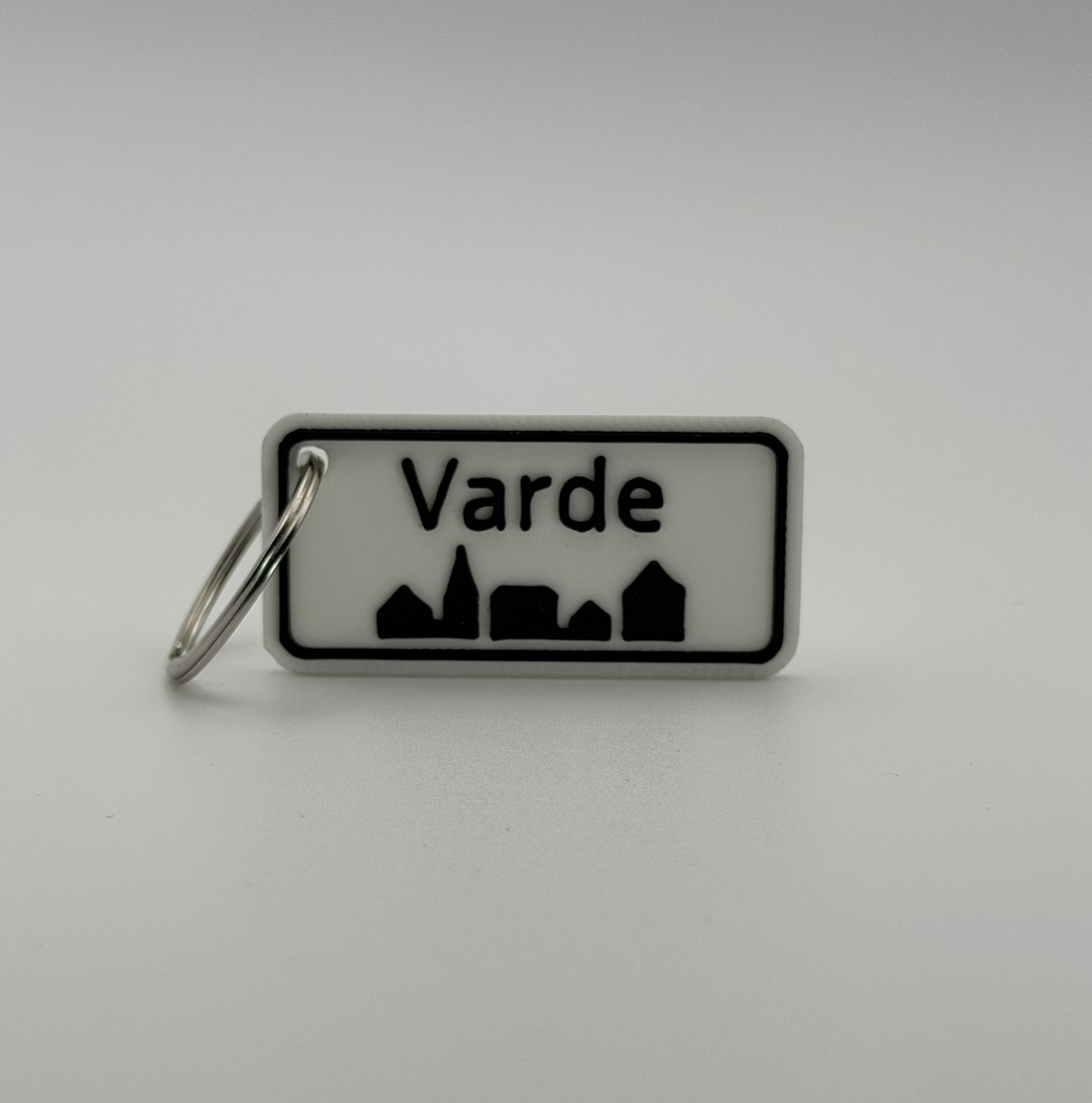 Personlig nøglering med bynavn