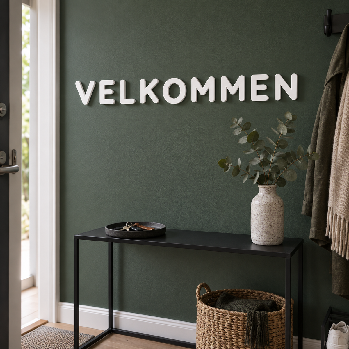 Personlige 3D-bogstaver til væg – design din egen tekst