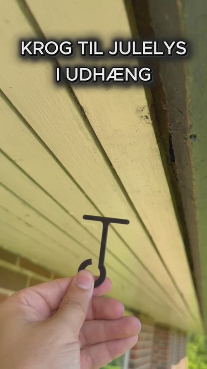 Christmas light hanging hook